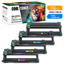 4PK DR223CL Drum Unit for Brother TN223 TN227 HL-L3210CW HL-L3230CDW HL-L3270CDW