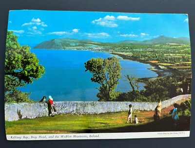 Post Card Ireland Killiney Bray Head,& Wicklow Mtns. 1964