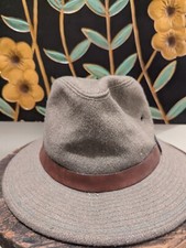 Vintage Stetson Wool Fedora Hat Sz 6 3/4 - 6 7/8