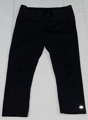 #ad #ad Champion Performance Vapor Capri Leggings Sz Large L Black $11.98