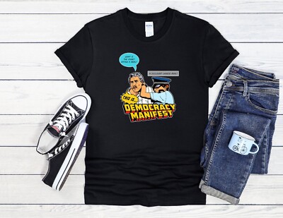 Democracy Manifest Shirt Icon Art Herren Damen Unisex T-Shirt Hoodie Baseball 3974