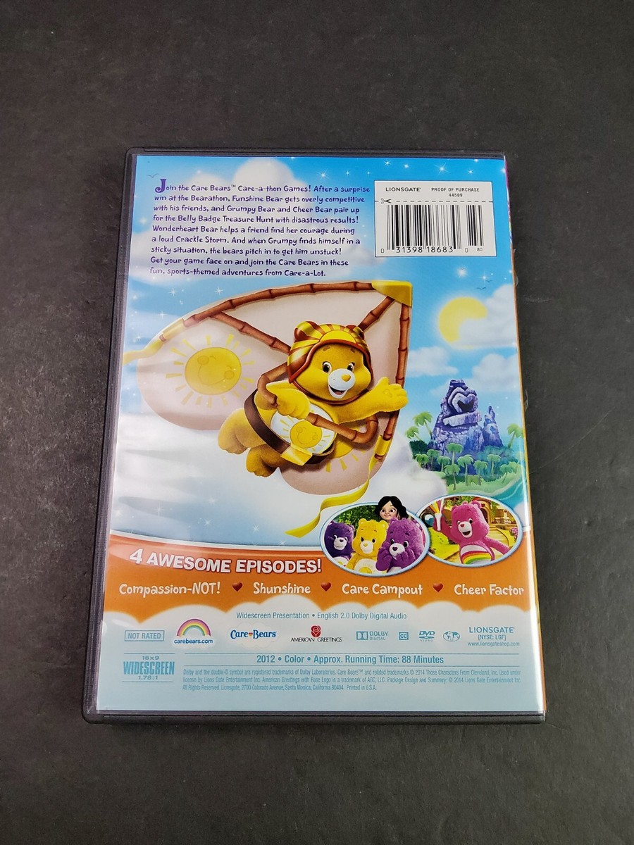 Care Bears The Care-A-Thon Games 2012 DVD Four Series Episodes
