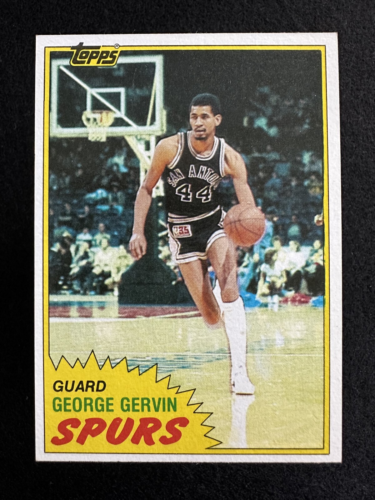 1981–82 Topps George Gervin (#37) NM HOFer, Spurs Legend ^GRUMPYBUCK^