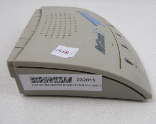 NETCOMM AM5692 MODEM DIAL-UP SERIAL ROADSTER II 56K Retro Vintage - 第 4/7 張圖片