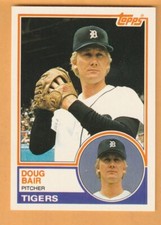 Doug Bair Detroit Tigers 1983 Topps Traded #5T Bowling Green State