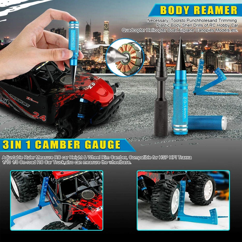 24 in 1 RC Car Tool Kit Screwdriver Set Repair Tools for RC Cars