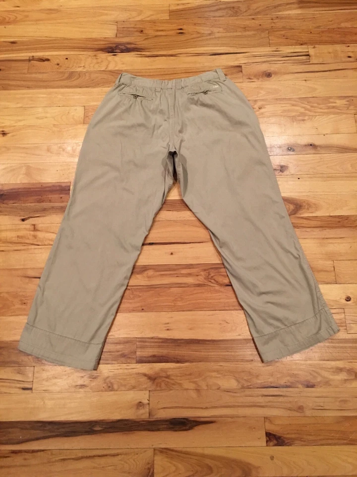Pantalones Mountain Khakis MK para hombre Lake Lodge sarga caqui ETIQUETA 34 talla 32 x 31 Foto 3 de 4