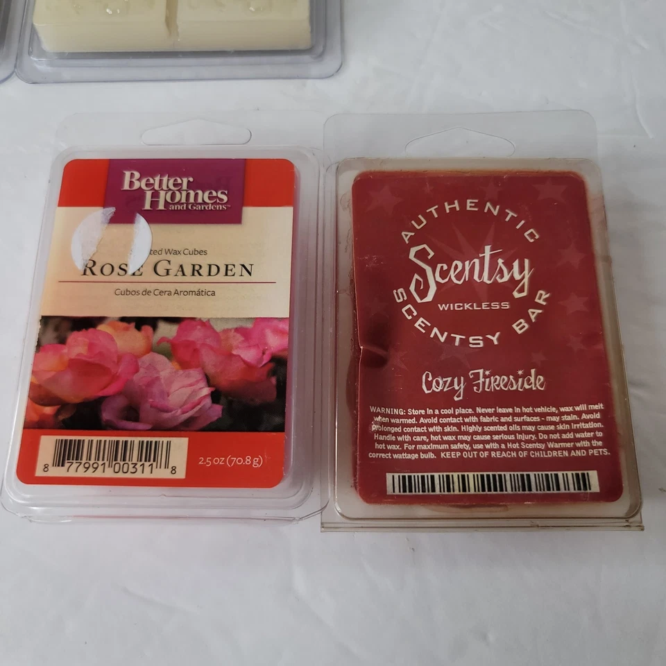 Asst Fragranced Wax Melts 6 Packs Cherry Almond Rose Fireside Tyler Fig Paparazz - Image 3 of 4