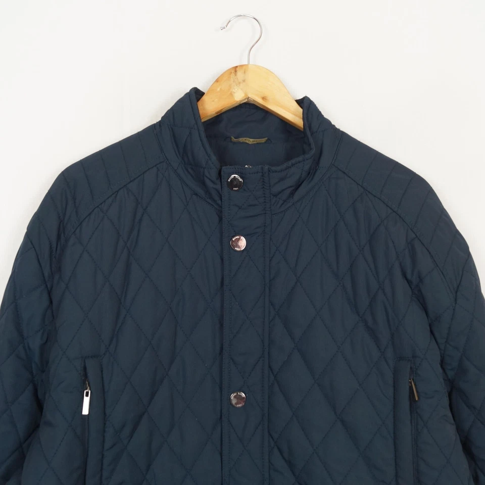 Chaqueta acolchada para hombre HENRI LLOYD talla 3XL nailon aislante poliéster relleno azul Foto 4 de 4