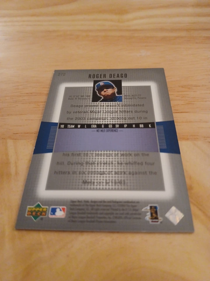 2003 Upper Deck Finite #rd /1299 Roger Deago #272 Rookie RC Padres $$$$ - Image 2 of 2