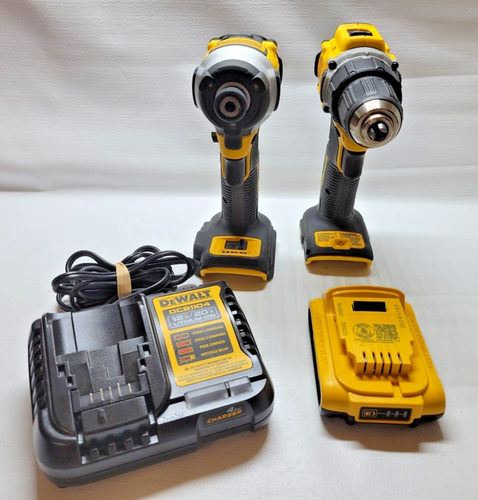 DEWALT, 20V BRUSHLESS DCD850, 1/2, 1/4, ATOMIC COMPACT,W/BATTERY & CHARGER (B4) - Picture 2 of 24