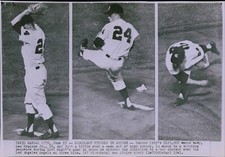 LG834 1961 Wire Photo SCHOOLBOY PITCHER IN ACTION Lew Krausse Jr Kansas City