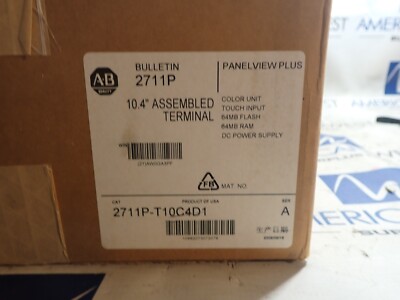 2711P-T10C4D1 AB Panelview Plus 10.4'' Color New Spot Goods Fast Shipping HMD0