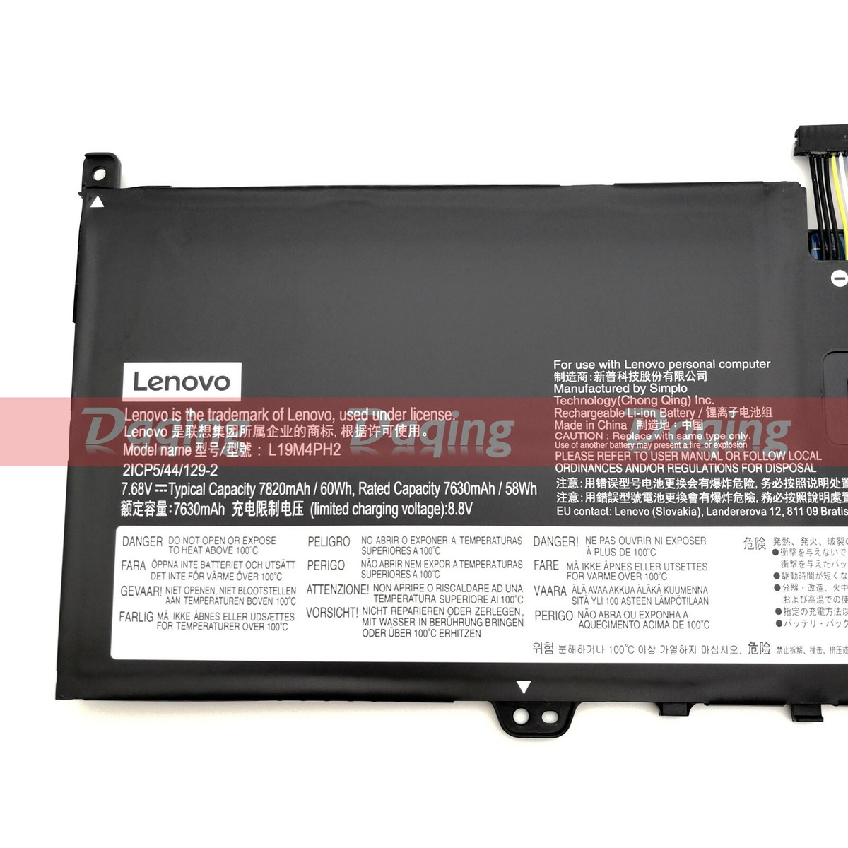 Lenovo純正 バッテリーL19M4PF4 新品 Lenovo L19M4PF4 バッテリー交換 | JapanBattery.jp
