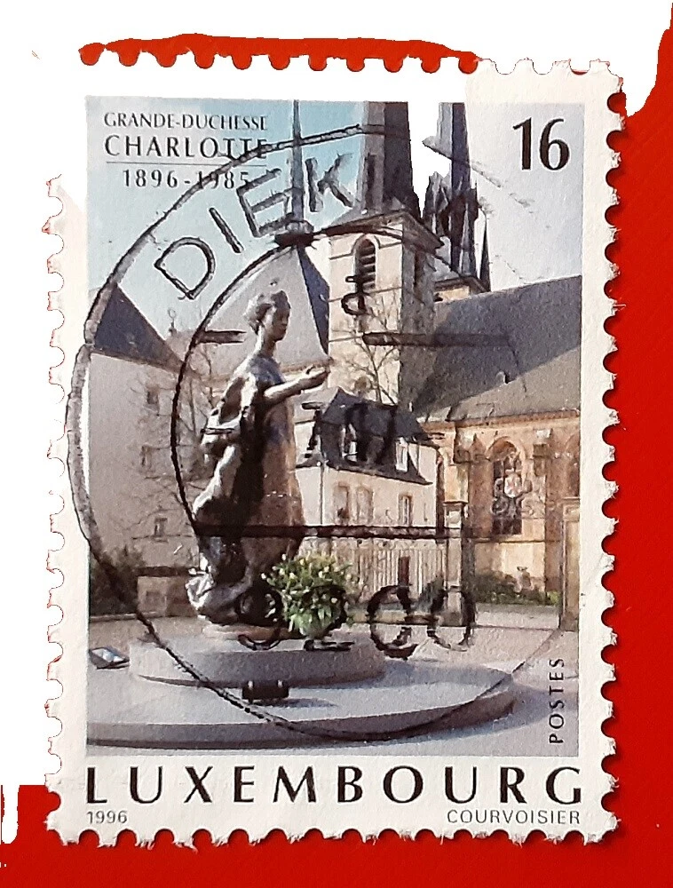 Figuras históricas usado sellos de Luxemburgo