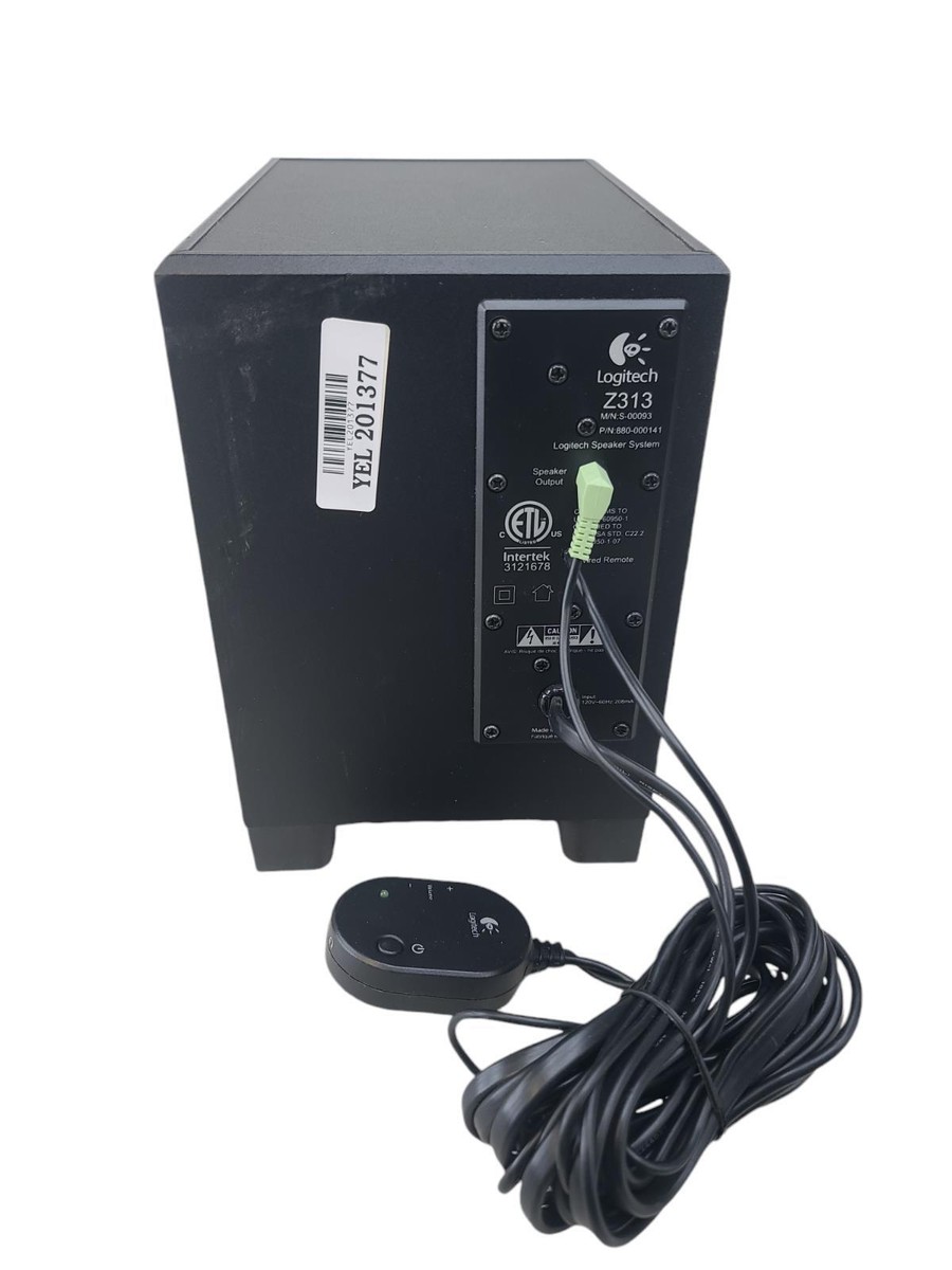 文机　新品 Logitech Z313 Speaker System 880-000141 S-00093 with Wired
