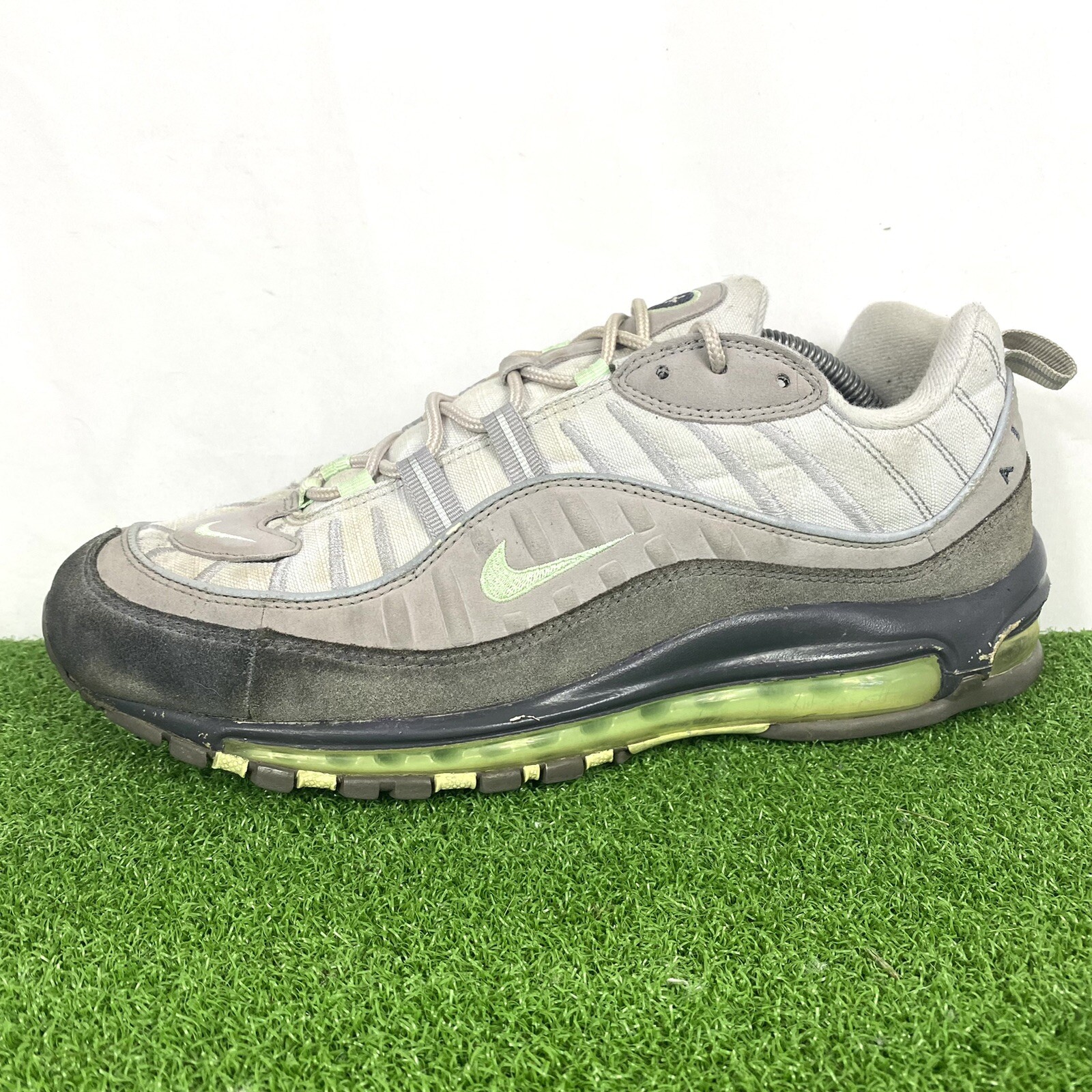 grey and mint green air max 98