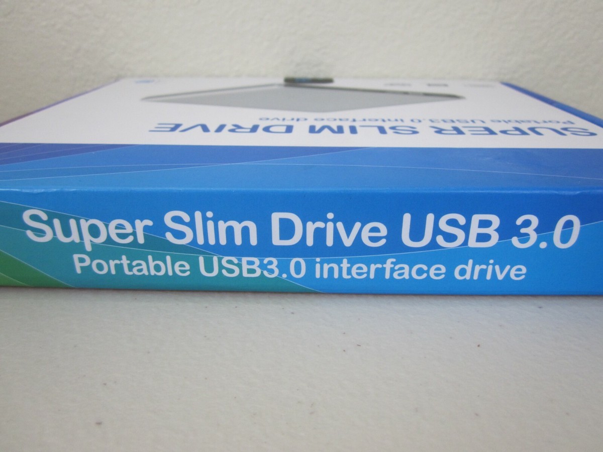 Super Slim Drive Portable Interface USB 3.0 DVD RW Drive