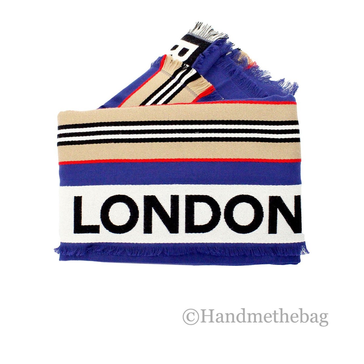 Ezbuy公式アカウント BURBERRY BLUE LABALチャーム付 Burberry Cashmere scarf | Men's | Vitkac