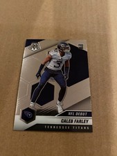 2021 Panini Mosaic Caleb Farley RC Tennessee Titans NFL Debut Rookie
