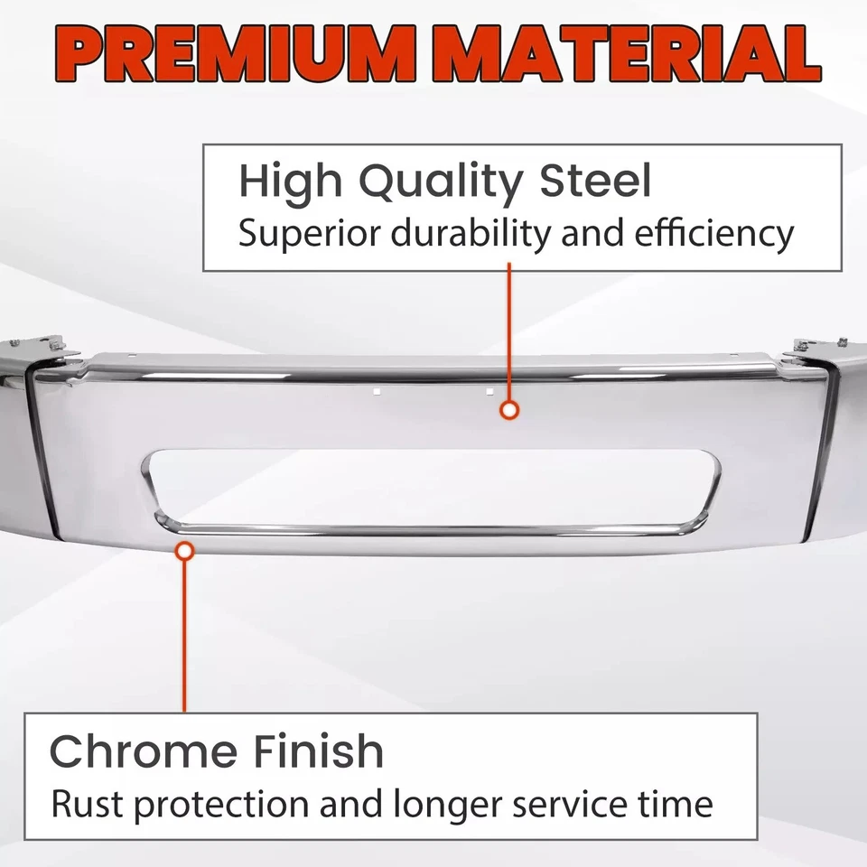 For 2003-2022 Freightliner M2 106 112 Business Class 3 PCS Front Bumper Cover - Image 3 of 4