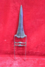 Steel Katar Dagger Tiger Knife 1900s Old Indian Antique Rare Hand Forged