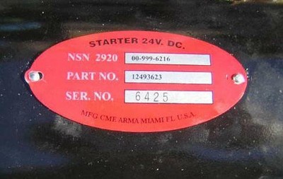 12493623, CME Starter 24V | eBay