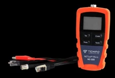 Tempo Communications	TESTER; TESTS STP / UTP AND COAXIAL CABLES TIA/EIA STANDAR