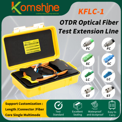 1000M Singlemode Fiber Optic OTDR Launch Cable Boxs Multi Connectors For Choose