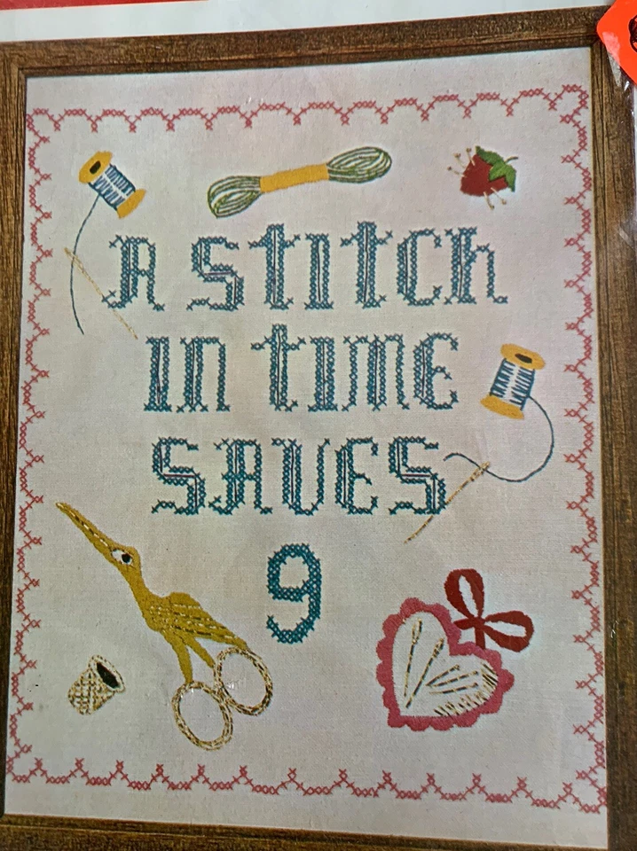 Kit Punto de Cruz Bucilla “Stitch In Time..” NUEVO Foto 2 de 3