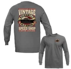 Rockabilly Old School Hot Rod Classic Vintage Car Automobile Long Sleeve