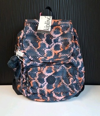 NWT Kipling Citypack S Backpack - Cobra Diva Print