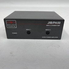 Galaxy Audio JIB/PA50 25W x 2 Compact Audio Power Amplifier Untested