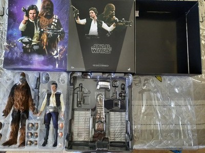 Hot Toys Star Wars MMS263 - Han Solo & Chewbacca Set 1/6 Scale - nie ausgestellt