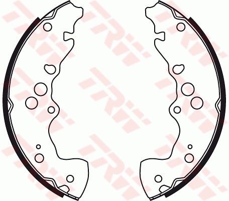 Bremsbackensatz Hinten TRW GS8773 FÜR Suzuki Bremsbacken KIT TrommelbremsbelÄGe-image