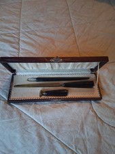 TAGLIACARTE PENNA TIMBRO CONFEZIONE SCATOLA VINTAGE