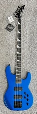 Jackson JS Series JS3 Concert Size 4-String Electric Bass Guitar, Metallic Blue