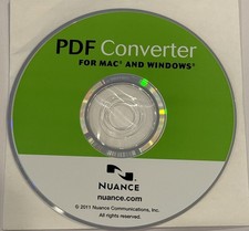 Nuance PDF Converter 6 Professional Software Install CD-ROM Serial Number
