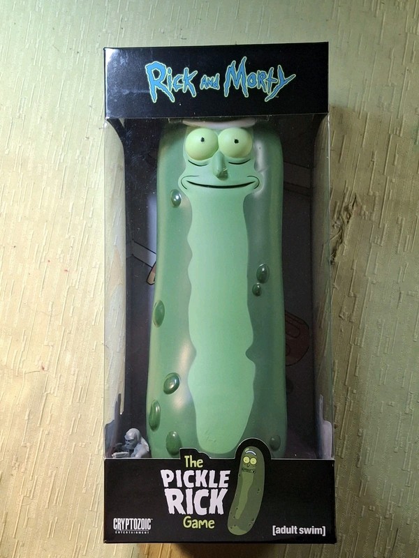 The Pickle Rick Game, Rick and Morty, Adult Swim 2018, new in box, sealed
