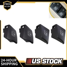 4pcs Driver Window Switch Button Cap for Mercedes-Benz W204 C-Class W212 X156
