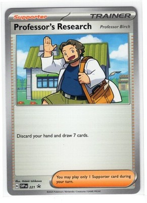 Pokemon Scarlet & Violet Black Star Promo - Professor Birch SVP 221