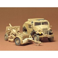 Tamiya 35044 British 25 Pdr. Field Gun & Quad Gun Tractor NEW In OVP