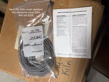 J23 240v Small Standard Kiln Elements, Set of 6, Replacement Heating Parts