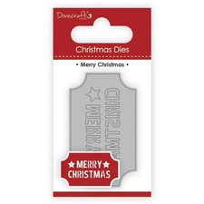 Fustelle Big Shot Sizzix Dovecraft Buon Natale Scrapbooking