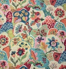 P KAUFMANN NORDIC BARGELLO FIESTA LARGE FLORAL MULTIPURPOSE FABRIC BY YARD 54"W