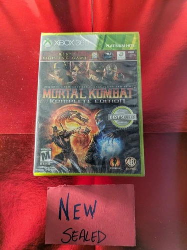 Mortal Kombat: Komplete Edition - Xbox 360 Brand NEW Factory Sealed PLATINUM