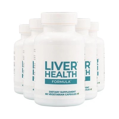 5-Pack Pure Health Liver Research   Liver Health Formula Support - 300 Caps