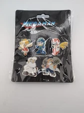 Megaman Enamel Pin Set Thinkgeek Exclusive Rare