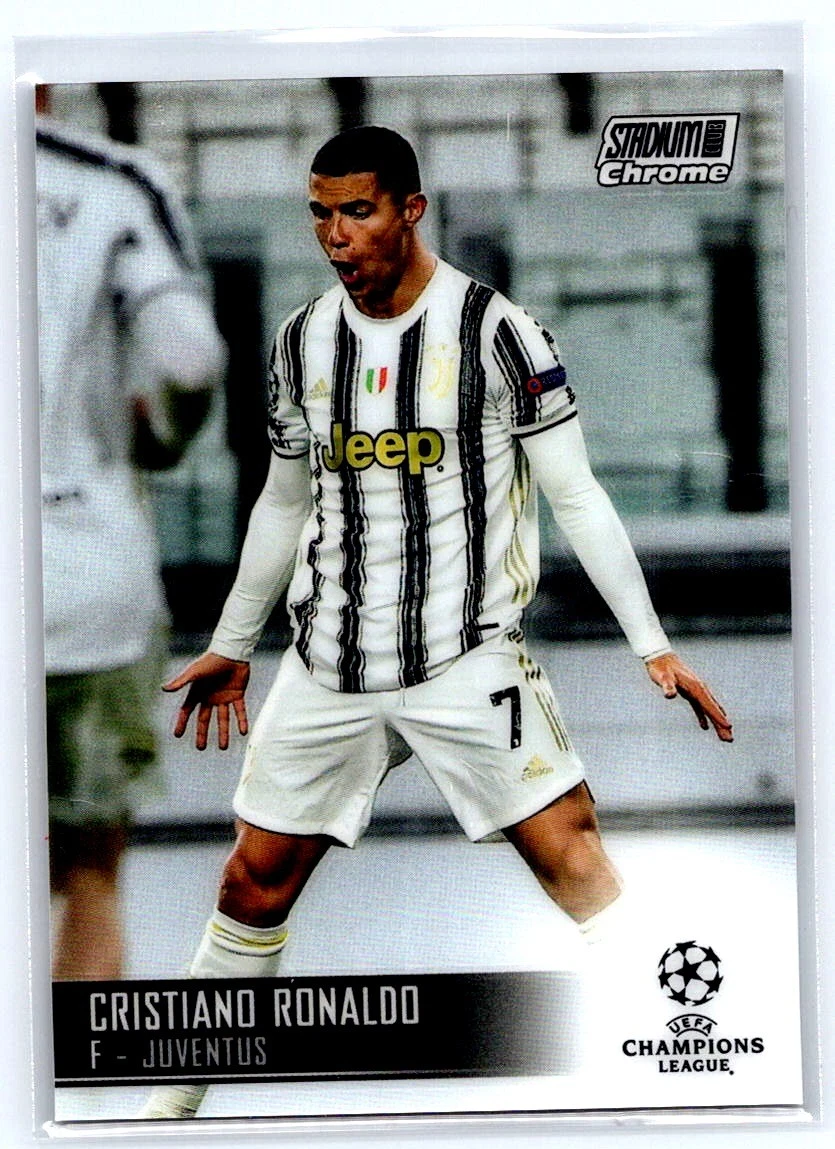 2020-21 Topps Stadium Club Chrome UCL Cristiano Ronaldo #100 for
