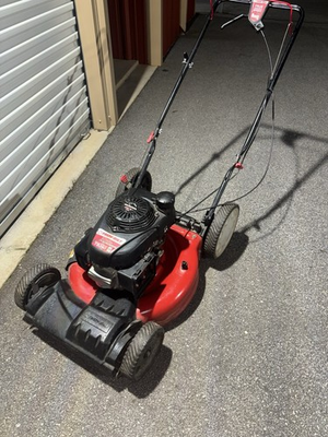 #ad Red Honda Troy Bilt TB240 Self Propelled Lawnmower Variable Speed GCV160 GCV190 $300.00